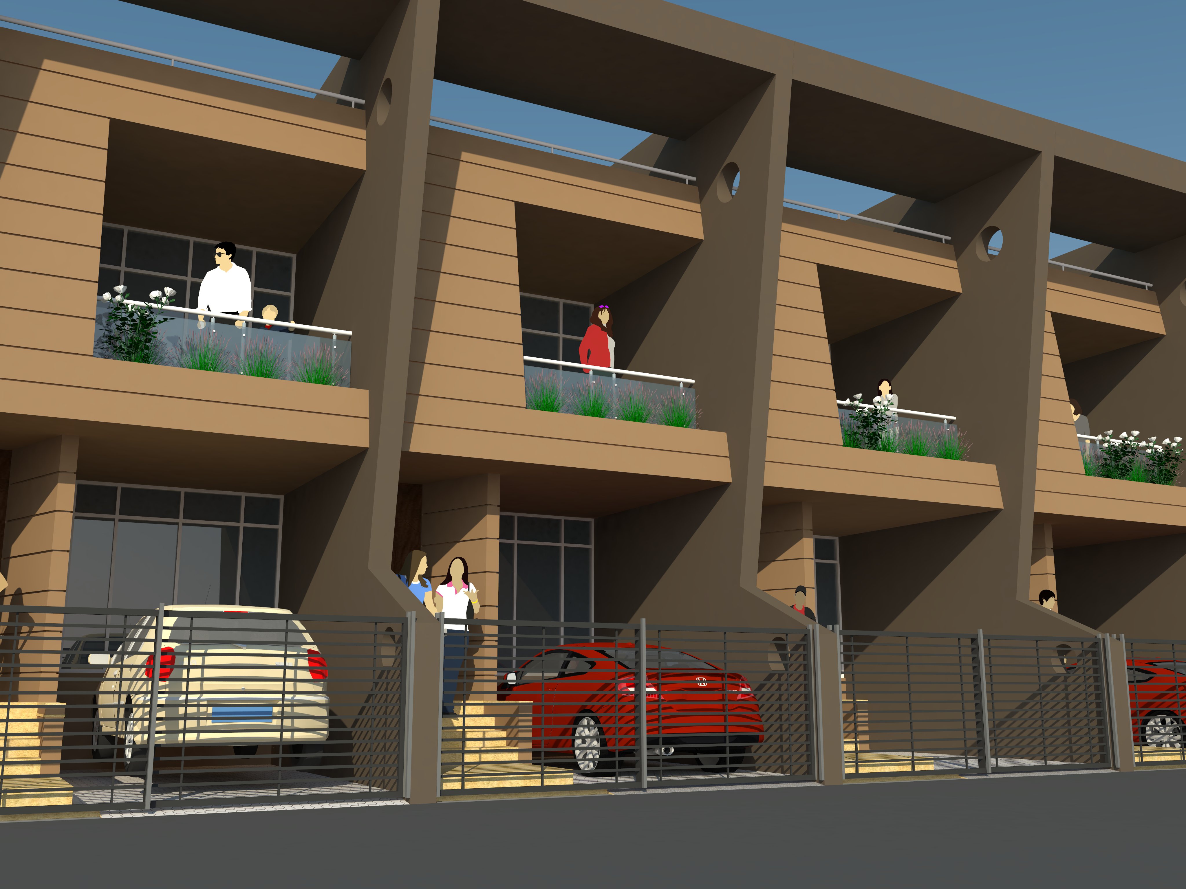 Row House-1 at Shirur